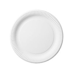 Talerz Papierowy Biały 18Cm Tnp Op.100Szt Gramatura 230G 7500018