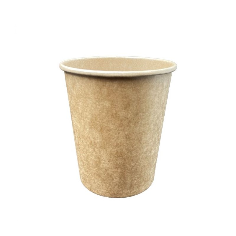 Kubek Papierowy Kraft 250Ml Brązowy (100) 27253