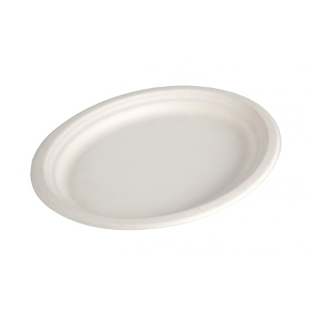 Talerz Z Trzciny Cukrowej 26Cm, Biały, Op. 50 Szt. 29273