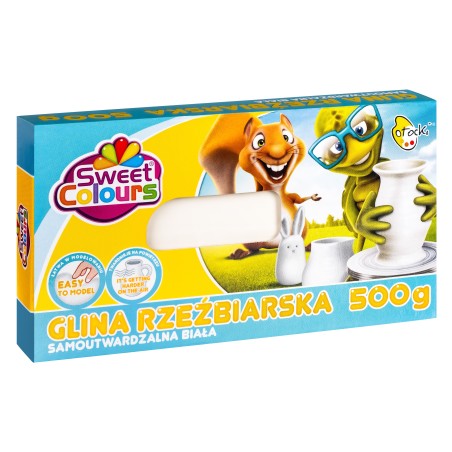 Glina Rzeźbiarska Samoutwardzalna Biała 500G Sweet Colours 00584 Otocki