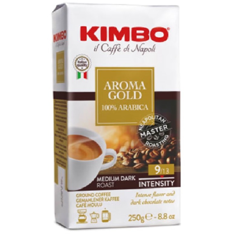 Kawa Kimbo Aroma Gold 250G Mielona