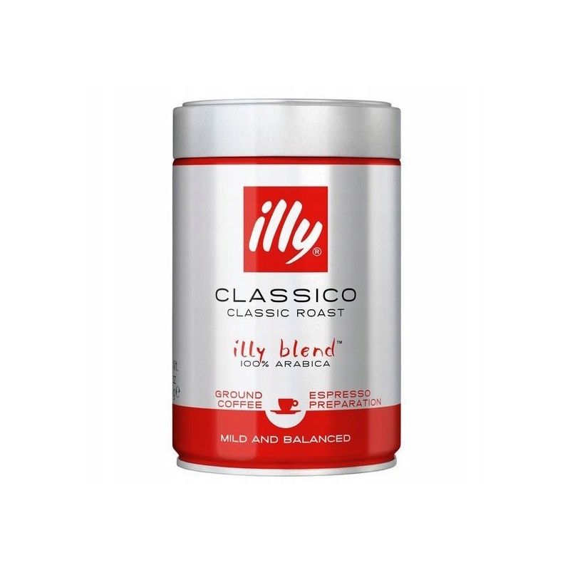Kawa Illy Classico 250G Mielona Puszka