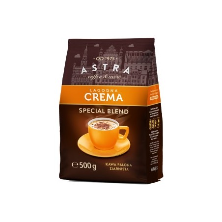 Kawa Astra Łagodna Crema 500G Ziarnista