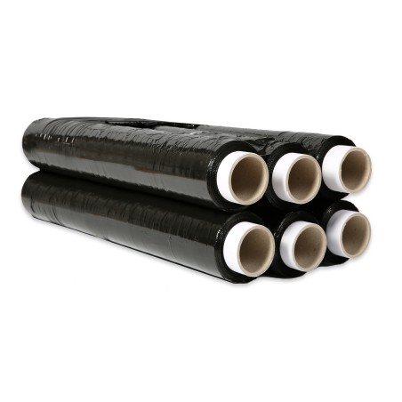 Folia Stretch Dotts 2,5Kg 23Mic Czarna Rozciągliwość 170%