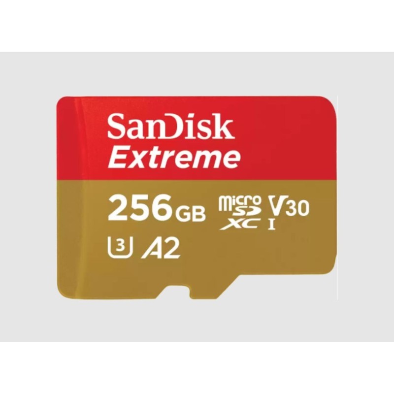 Sandisk Extreme Microsdxc 256 Gb 190/130 Mb/S A2