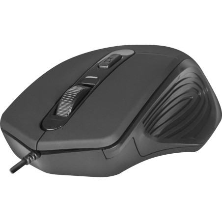 Defender Mysz Datum Mb-347 Optical 1600Dpi 4P Czarna 52347