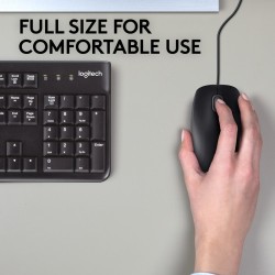 Mysz Logitech 910-005508 (Optyczna  1000 Dpi  Kolor Czarny)
