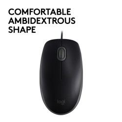 Mysz Logitech 910-005508 (Optyczna  1000 Dpi  Kolor Czarny)