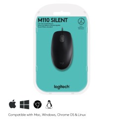 Mysz Logitech 910-005508 (Optyczna  1000 Dpi  Kolor Czarny)