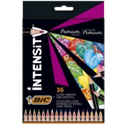 Kredki Ołówkowe Bic Intensity Premium 36 Kolorów