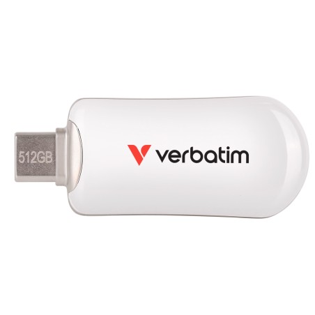 Pamięć Flash Usb-C Stick 512 Gb Verbatim Plectra Biała