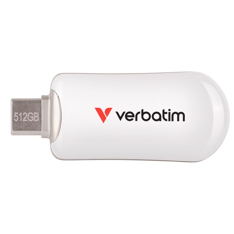 Pamięć Flash Usb-C Stick 512 Gb Verbatim Plectra Biała