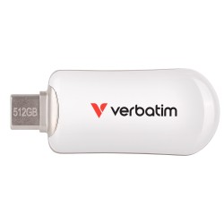 Pamięć Flash Usb-C Stick 512 Gb Verbatim Plectra Biała