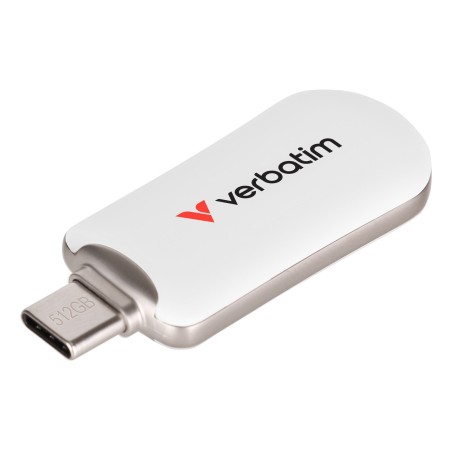Pamięć Flash Usb-C Stick 512 Gb Verbatim Plectra Biała