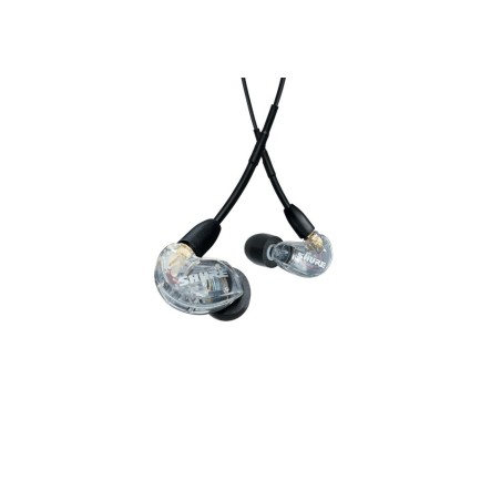 Shure Se215Dycl+Uni-Efs - Słuchawki Douszne Aonic215 Z Pojedynczym Przetwornikiem I Kablem 3.5Mm (Przezroczyste)
