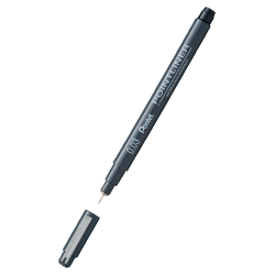 Cienkopis Kalibrowany Pointliner Czarny 0,03 Mm S20P-03A .