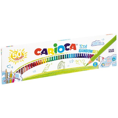 Kredki Ołówkowe Carioca Tita 50 Kolorów