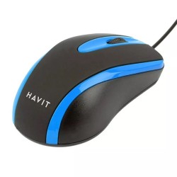 Mysz Uniwersalna Przewodowa Havit Hv-Ms753 (Czarny/Niebieski)