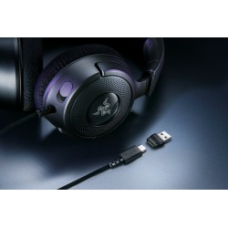 Zestaw Słuchawkowy Razer Kraken V4 X Przewodowa Opaska Na Głowę Gaming Usb Type-C / Usb Type-A Czarny
