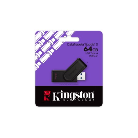 Kingston Flash 64Gb Usb 3.2 Gen 1 Datatraveler Exodia S B+B