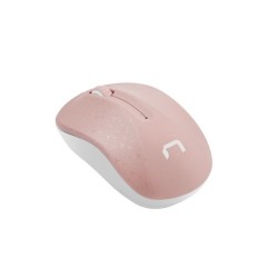 Natec Mysz Bezprzewodowa Toucan Pink-White 1600Dpi Nmy-1652