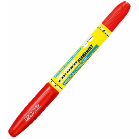 Marker Do Płyt Cm-051 Dwustronny Czerwony