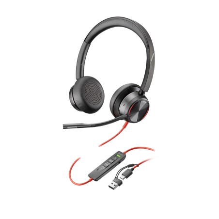 Przewodowe Słuchawki Hp Poly Blackwire 8225 Usb-C/A