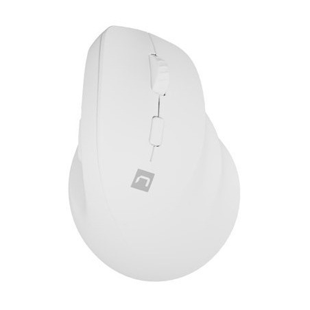 Natec Mysz Wertykalna Crake 2 Bezprzewodowa 2400Dpi Bt 5.2 +2.4Ghz Biała