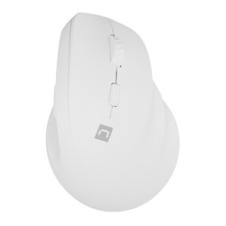 Natec Mysz Wertykalna Crake 2 Bezprzewodowa 2400Dpi Bt 5.2 +2.4Ghz Biała