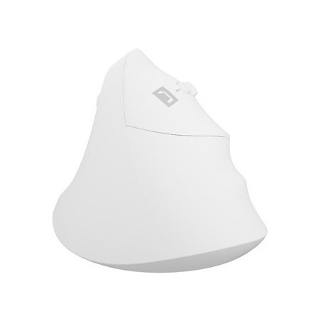 Natec Mysz Wertykalna Crake 2 Bezprzewodowa 2400Dpi Bt 5.2 +2.4Ghz Biała