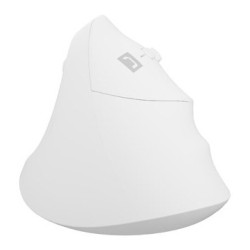 Natec Mysz Wertykalna Crake 2 Bezprzewodowa 2400Dpi Bt 5.2 +2.4Ghz Biała