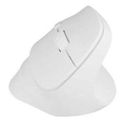 Natec Mysz Wertykalna Crake 2 Bezprzewodowa 2400Dpi Bt 5.2 +2.4Ghz Biała