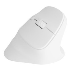 Natec Mysz Wertykalna Crake 2 Bezprzewodowa 2400Dpi Bt 5.2 +2.4Ghz Biała