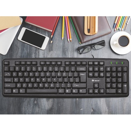 Klawiatura Membranowa Tracer Maverick Trakla43371 (Usb  (Us)  Kolor Czarny)