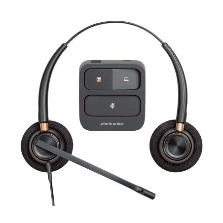 Słuchawki Poly Encorepro Hw520 Binaural Wired Headset, Quick Disconnect, Black