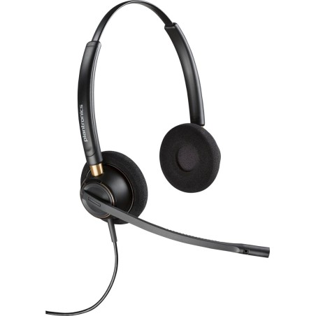 Słuchawki Poly Encorepro Hw520 Binaural Wired Headset, Quick Disconnect, Black