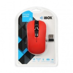 Mysz Ibox Loriini Imof008Wr (Optyczna  1600 Dpi  Kolor Czerwony)