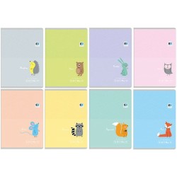Zeszyt Interdruk B&B Kids Pastel A5/32K Linia