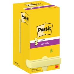 Karteczki Post-It Super Sticky Z-Notes 76X76Mm (R330-12Sscy) Żółte (12X90)