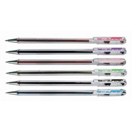 Długopis 0,7Mm Superb Czerwony Bk77-B Pentel