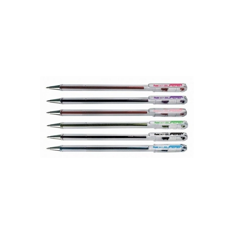 Długopis 0,7Mm Superb Czarny Bk77-A Pentel