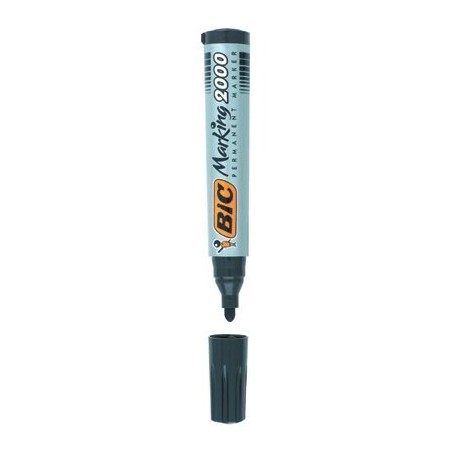 Marker Permanentny Bic 2000 Ecolutions Czarny Okrągła Końcówka, 8209153