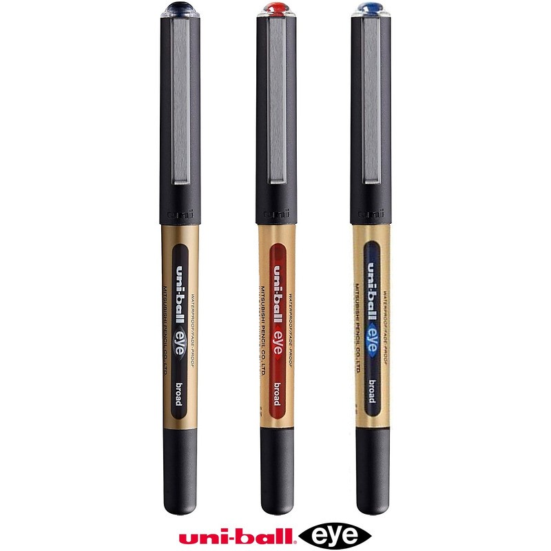 Pióro Kulkowe Uni Ub-150-10 (Wkład Niebieski) Złot