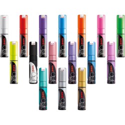 Marker Kredowy Uni Pwe-8K Czarny