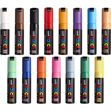 Marker Z Farbą Plakatową Uni Posca Pc-7M Jasnoziel