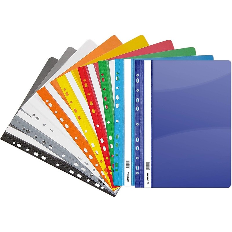 Skoroszyt Wpinany Donau A4 Pcv Żółty (10)