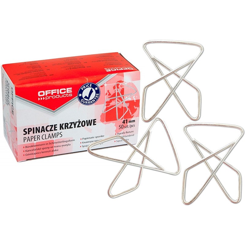 Spinacze Krzyżowe Office Products, 41Mm, 50Szt., S