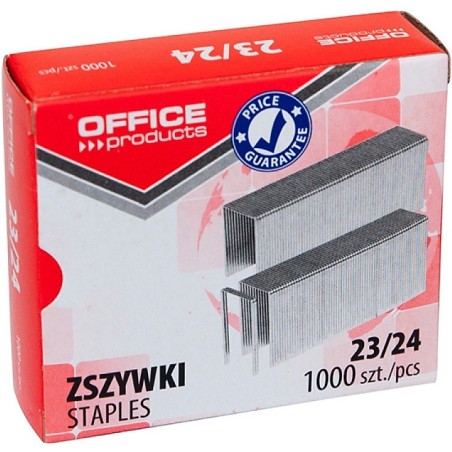 Zszywki Office Products, 23/24, 1000Szt.