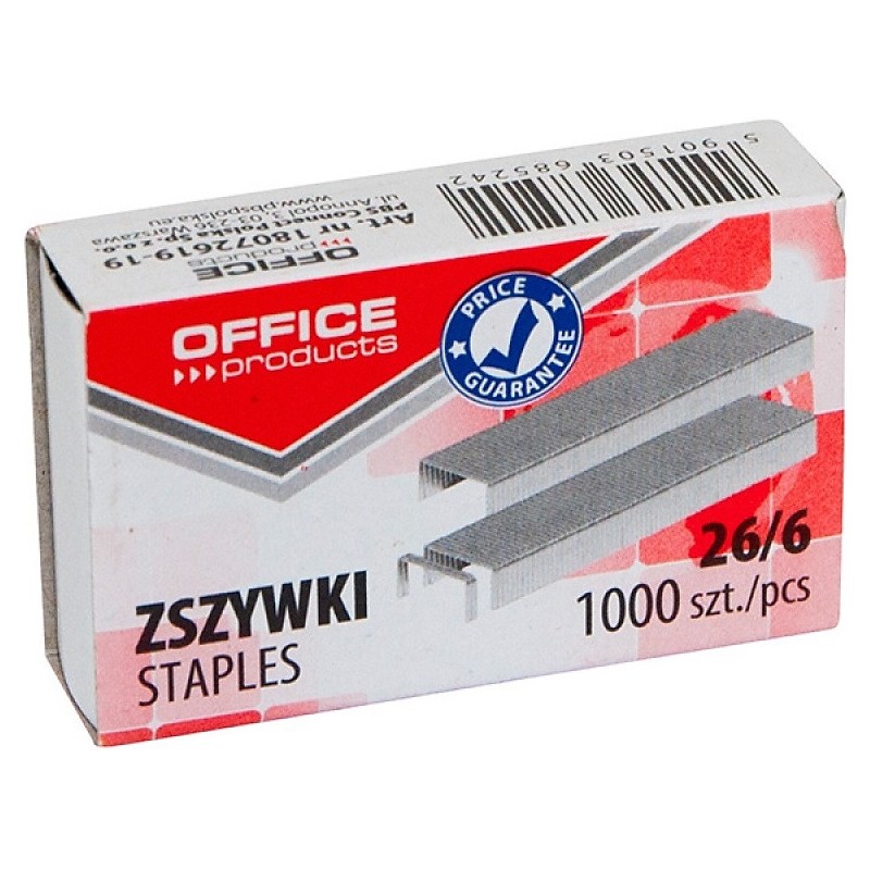 Zszywki Office Products 26/6 (1000)
