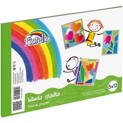 Bibuła Gładka Fiorello A4 5X12 Kolorów